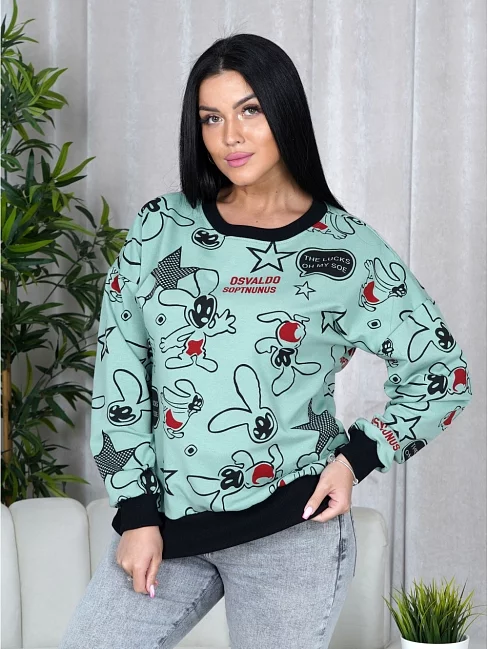 Женская кофта Женева / Зеленый