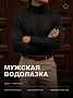 Мужская водолазка 14641 / черный