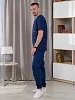 Костюм медицинский мужской М-173 Тиси / черника №9
