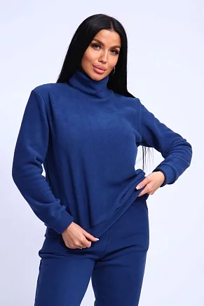 Женский костюм с брюками 35355 / васильковый