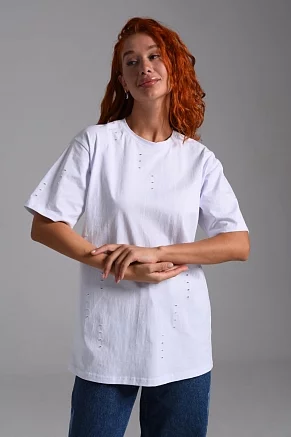 Женская футболка 7458 / белый