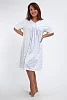 Женская ночная сорочка 88126 / бабочки на белом №8