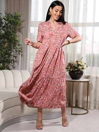 Платье женское Жаклин-2 751 / коралловый