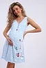 Женская ночная сорочка 88121 / голубой