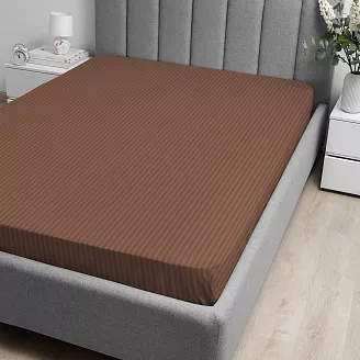 Простыня "Волшебная Ночь" на резинке 140x200 / Брауни