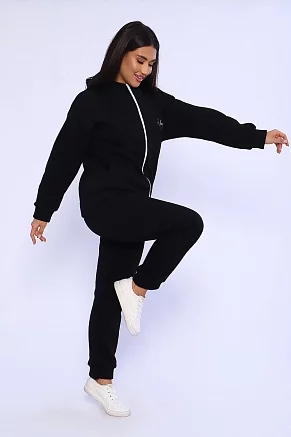 Женский костюм с брюками 85014 / черный