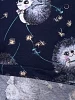 Детский костюм с легинсами Мун / ежик с одуванчиком, индиго №4