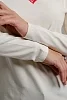 Женский лонгслив 8529/1 / молочный+Поцелуй №12