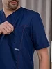 Костюм медицинский мужской М-173 Тиси / черника №16