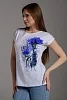 Женская футболка 7030/1 / синий №13