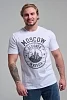 Мужская футболка 8503/1 / белый+Москва №16