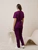 Костюм медицинский женский М-132 Тиси / баклажан №9