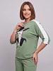 Женский костюм с брюками 52733 / фисташковый №1