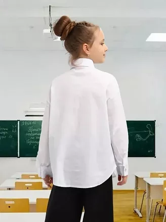 Детская рубашка "Котики" / белый