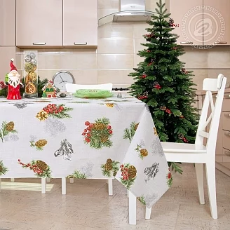Скатерть рогожка / Серебряный звон