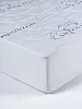 Наматрасник стеганый с бортом Коттон/Cotton / 200 гр/м2