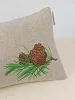 Подушка-валик "Кедровая магия" с кедровой стружкой №1