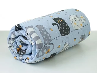 Одеяло детское Файбертекс бязь 100 гр/м2 / Котики