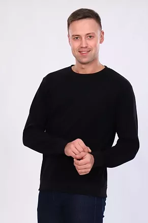 Мужской свитшот 17592 / черный