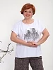Женский костюм с шортами Панчо / коричневый №2