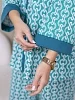 Женский костюм с брюками мод.2270/1 / Зеленый №6