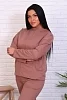 Женский костюм с брюками 17571 / песочный №4
