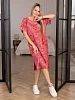 Женское платье мод.2194/1 / Бордовый