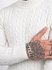 Мужская водолазка 14641 / белый №4