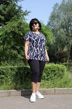 Женский костюм с бриджами Забава / синий