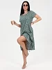 Женское платье М-996 / Цветок зеленый №15