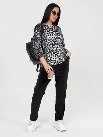 Костюм женский с брюками Кейлин/Кейра / черный