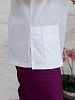 Костюм медицинский женский М-182 Тиси / белый/баклажан №6