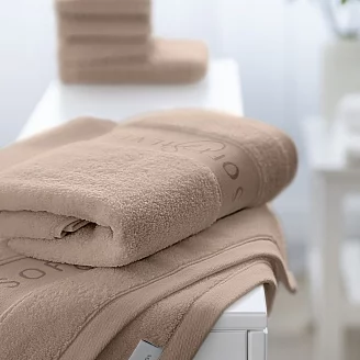 Полотенце махровое "Soft Silver" / 50/90 Песчаный берег