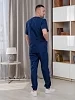 Костюм медицинский мужской М-173 Тиси / черника №11