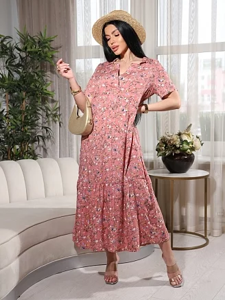Платье женское Жаклин-2 751 / коралловый