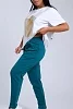 Женский костюм с брюками 35346 / петроль №12