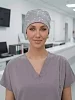 Колпак медицинский на резинке М-603 Поплин / созвездие серый
