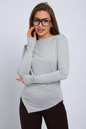 Женский лонгслив 83904 / серый