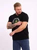 Мужская футболка мод.1963/2 / Черный №5