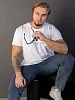 Мужская футболка мод.2164/1 / Белый №5
