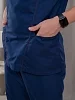 Костюм медицинский мужской М-173 Тиси / черника №17