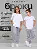 Детские спортивные брюки "Бой ТТ" / серый меланж №19