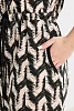 Женский халат 36998 / черно-бежевый №22