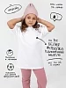 Детская футболка оверсайз / Белый