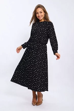 Женское платье 35358 / темно-синий