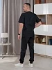 Костюм медицинский мужской М-173 Тиси / черный №13