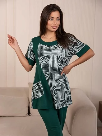 Женский костюм мод.2143 / Зеленый