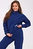 Женский костюм с брюками 35354 / синий №11