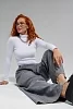 Женская водолазка 14439 / белый №8