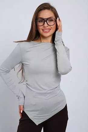 Женский лонгслив 83904 / серый